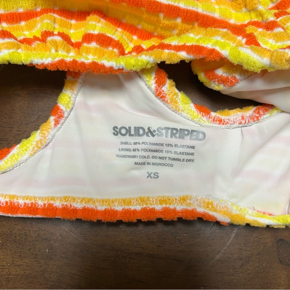 Solid And Striped The Beverly Bikini Tricolor Ter… - image 4